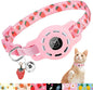 BINGPET AirTag Cat Collar with Bells, Upgraded Safety Elastic Cat Collar with Airtag Cat Collar Holder, Anti-Lost Cat Collars for Girl Boy Cats, Anti-Suffocation Kitty Puppy Collars