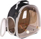 Bird Carrier Cage, Bird Travel Backpack Carrier with Metal Tray and Standing Perch, Tint Polarized Blue Space Capsule Astronaut Bubble Hard Window