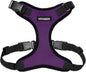 Voyager Step-in Pet Harness - All Weather Mesh, Adjustable Step in Harness for Cats and Dogs by Best Pet Supplies - Purple/Black Trim, L