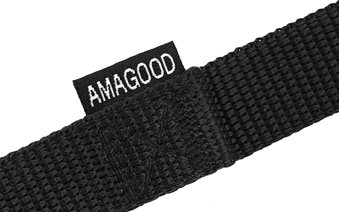 AmaGood Dog/Puppy Obedience Recall Training Agility Lead-15 ft 20 ft 30 ft 50 ft Long Leash-for Dog Training,Tie Out,Play,Safety,Camping (50 feet, Black)