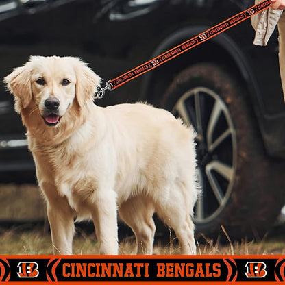 NFL Bengals Dog & Cat Collar - Shiny & Colorful Football Team Collar Licensed by The NFL