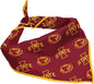 Iowa State Cyclones Officially Licensed Bandana for Dogs and Cats | Fits Pets Great Gift Idea | Easy-to-Tie (Large, 28")