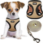 YIMEIS Dog Harness and Leash Set, No Pull Soft Mesh Pet Harness, Reflective Adjustable Puppy Vest for Small Medium Large Dogs, Cats (Flesh Pink, Small (Pack of 1)