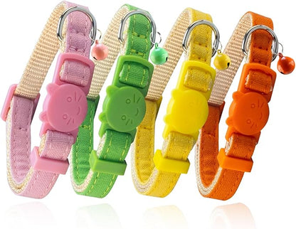 Yizepet Cat Collars with Bells, Breakaway Kitten Collar, Cute Kitty Collar, Pet Supplies Accessories