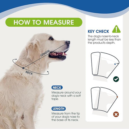 Dog Cone Collar After Surgery, Soft Cone for Small Dogs to Stop Licking, Adjustable Elizabethan Collar for Dogs, Lightweight Breathable Dog Recovery Cones for Wound Healing & Hot Spots