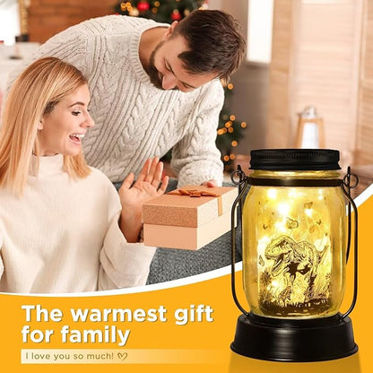 kyoryuger for Teens Boy Dinosaur Solar Lantern for Kids, Solar Lights Aesthetic Room Decor for Teen Girls Boys, Garden Decoration Outside for Yard, Patio,Backyard,Porch