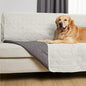 GORILLA GRIP Waterproof Bed Cover for Dogs, 82x52, Gripped Slip Resistant Backing, Leak Proof Washable Dog Blanket Covers Sofa, Couch, Sectional, Crate, Car, RV Seats, Pet Puppy Essentials Light Taupe