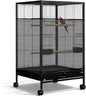 1 Pc Large Bird Cage Seed Cather, Bird Cage Cover 31 X 118 Inches Adjustable Birds Cages Skirt, Elastic Band Mesh Cages Cover for Parrot Seed Guard