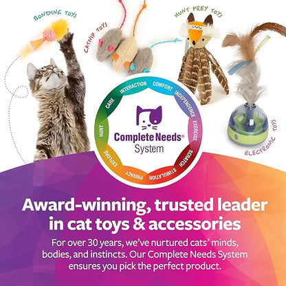 SmartyKat Chickadee Chirp Electronic Sound Cat Toy, Contains Catnip, Battery Powered - Light Brown, One Size