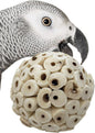 Bonka Bird Toys 1214 Pk3 All-Natural Sola Atta Balls, 3-Pack, 2" Diameter, Soft and Lightweight Chew and Foot Toys for Birds, Small Pets, and DIY Crafts, Safe for Parrots, Parakeets, and Cockatiels