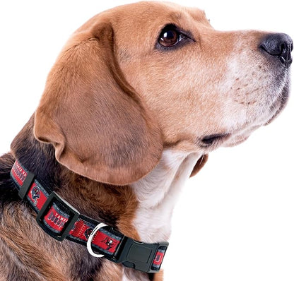 Pets First NFL Tampa Bay Buccaneers Licensed PET COLLAR, Large - Heavy-Duty, Strong, and Durable Dog Collar. Available in 31 Football Teams and 4 Sizes