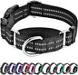 Hikiko Martingale Collar for Dogs Reflective Nylon Puppy Dog Collar with Quick Release Buckle Adjustable Training No Slip Dog Collar (X-Small, Black)