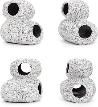 Fish Aquarium Decorations Cave Hide with Viewing Window for Betta Fish Tank Accessories