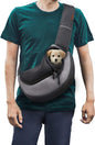 FDJASGY Pet Sling Carrier for Small Dogs Cats,Breathable Mesh Travelling Hand Free Puppy Backpack with Pouch and Adjustable Strap Carrier