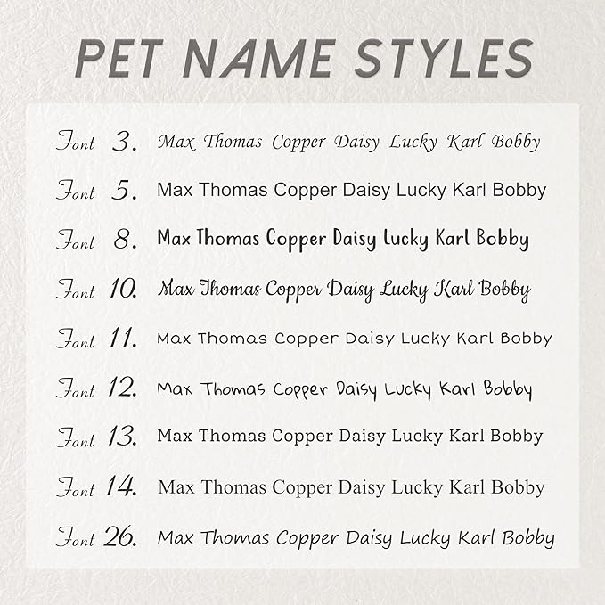 Anavia Personalized Pet ID Tags, Stainless Steel Glossy Laser Engraved Dog Cat Collar Name Tags, Multiple Colors Shapes Sizes (Tilted Heart, Regular)