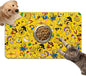Dog Food Mat for Bowls, Absorbent Quick Dry Dog Cat Mats for Food and Water, Non-Slip Backing Pet Mat Pet Supplies - Duck Pattern