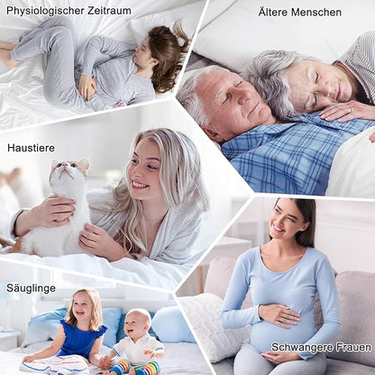 Twin Mattress Protector Waterproof, Fitted Sheet Style Breathable Mattress Cover with Deep Pocket Fits Up to 18'', Noiseless Bed Cover for Kids Adults Pets, Machine Washable (Squares, Twin)