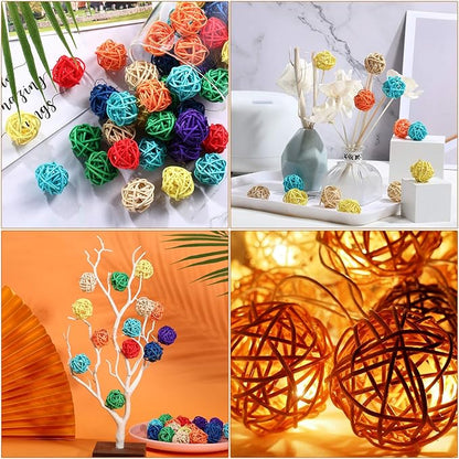 Sumind 80 Pieces Parrot Toy Wooden Blocks Bird Chewing Toys Mini Wood Chips Small Parrot Cage Accessories for DIY Playing Chewing Shredding Mixed Large Bird Toys, Random Color