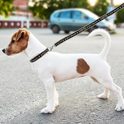 Pets First NFL New Orleans Saints Licensed PET COLLAR, Extra Large - Heavy-Duty, Strong, and Durable Dog Collar. Available in 31 Football Teams and 4 Sizes