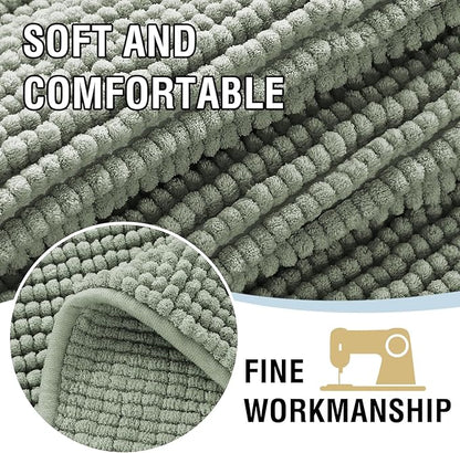 H.VERSAILTEX Plush Chenille Couch Cover for Dogs Pets Blanket for Bed Anti-Slip Soft and Durable Furniture Protector for Small Medium Large Cats Washable (52" x 82", Sea Foam)