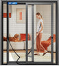 Magnetic Screen Door Left Right Side Opening Upgraded PET Mesh Greater Than Fiberglass and Polyester,Keep Bugs Out,Pet & Kid Friendly,Suitable for Sliding Doors,Patio French Doors-37" X 81"