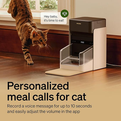 PETLIBRO RFID Automatic Cat Feeder, Collar Tag Activated Personal Meals, 5G Wi-Fi Multiple Cats Feeder for 3 Cats, App Control Cat Food Dispenser for Pets with Different Diets