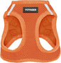 Best Pet Supplies Voyager Step-in Air Harness - All Weather Mesh, Reflective, No Pull Harness for Dogs, Cats - Secure with Hook & Loop Fastener, Buckle, Double D-Rings - Orange, XXS
