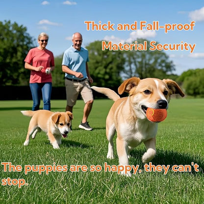 Interactive Dog Toys Dog Balls,Durable Motion Activated Automatic Rolling Ball Toys for/Small/Medium Dogs(Orange)