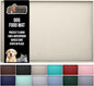 GORILLA GRIP 100% Waterproof Raised Edge BPA Free Silicone Pet Feeding Mat, Dog Cat Food Mats Contain Spills Protects Floors, Placemats for Cats and Dogs Water Bowl, Pets Accessories 32x24 Cream
