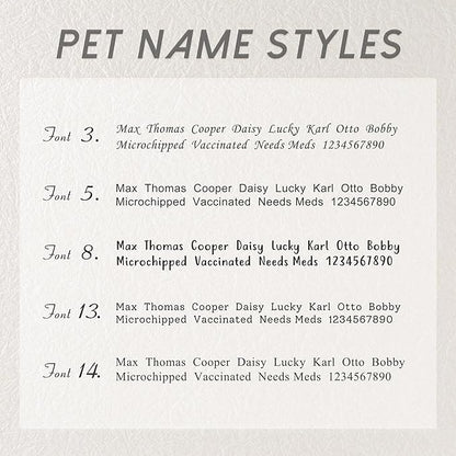 Anavia Small Size Dog Cat ID Tags, Small/XS Personalized Color Plated Stainless Steel Puppy Kitten Name Tags, Customized Engraved Nameplate Pet Collar Tag (Rainbow, XS-Round)
