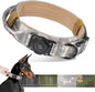 2026 Upgrade Waterproof AirTag Dog Collar, Military Tactical Dog Collar with AirTag Holder, Comfortable Control Handle and Metal Buckle, GPS Dog Collar Holder for Medium to Large Dog(Digital camo, M)