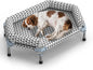 Orthopedic Dog Bed for Medium Dogs - Removable Bolsters & Cleanable Cover,Elevated Outdoor Dog Bed,Easy to Assemble,Up to 100lbs,Medium