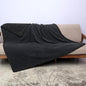 Kritter Planet Waterproof Bed Blanket for Dogs, Washable Stain Proof Pad Bed Cover, Reversible Leakproof Furniture Protector, Liquid Pee Proof Blanket for Couch Sofa, 80x60 inch, Queen Size, Black