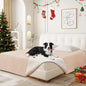 Waterproof Dog Bed Cover Pet Blanket, Soft Couch Cover for Dogs Washable, Non-Slip Dog Blanket Protect Furniture Couch Sofa Car for Puppy Large Dogs Cat (82x102 Inch, Beige)