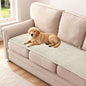 H.VERSAILTEX Plush Chenille Couch Cover for 3 Cushion Couch Anti Slip Washable Sofa Slipcovers Soft and Durable Furniture Protector for Dogs Cats Kids (27.5" x 82", Ivory)