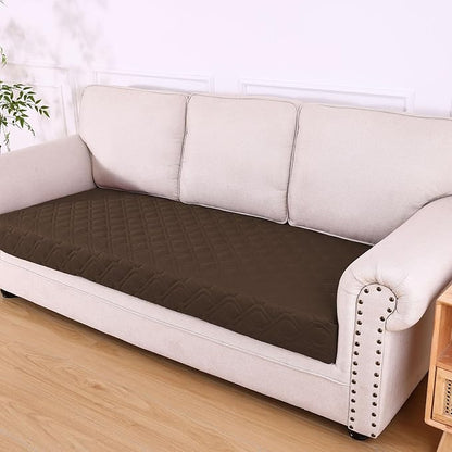 hyha Waterproof Dog Bed Blanket, Soft Pet Blankets, Waterproof Couch Cover for Dogs, Reversible Sofa Covers Washable for Furniture (40x90 Inch, Chocolate/Beige)