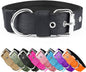 Heavy Duty Tactical Dog Collar - 1.5" Width Military Durable Thick Nylon with Adjustable Metal D Ring & Buckle Working Training K9 Collar for Medium Large Dogs (L(20"-23"), Black)