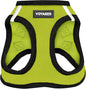 Best Pet Supplies Voyager Step-in Air Harness - All Weather Mesh, Reflective, No Pull Harness for Dogs, Cats - Secure with Hook & Loop Fastener, Buckle, Double D-Rings - Lime Green/Black Trim, XXS