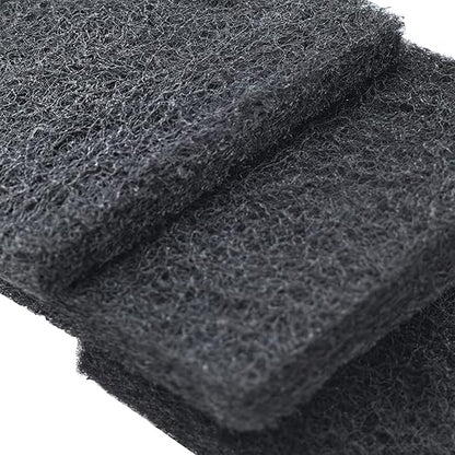 PAWZIDEA Activated Carbon Filter Replacement for Pet Waste Trash Cans Wall Mounted, 3.15"*3.15" Square Thick Deodorizing Carbon Filters, 4-Pack, Replace Every Month