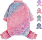 Dog Pajamas Psj Clothes Girl Small Winter Cute Small Puppy Clothes 4 Legs Fleece Sweater Jumpsuit Soft Dog Onesies Pet Apparel Outfits Yorkie Chihuahua. Pink, XXS