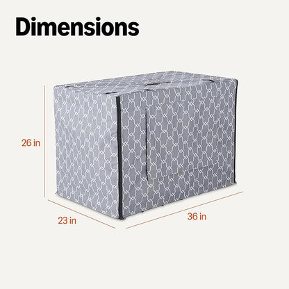Amazon Basics Dog Crate Cover for 36 inches Wire Cage, Kennel Cover