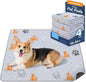 Washable Pee Pads for Dogs, 4 Pack Absorbent Reusable Training Dog Pads Pet Puppy Pads, Non-Slip Potty Pads for Whelping, Playpen, Crate, Bed, Orange, 18"x24"