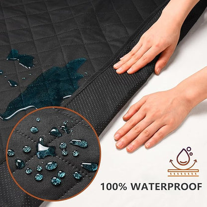 Universal Cargo Liner for SUV – Waterproof Dog Trunk Mat, Non-Slip Back Seat Protector, Car Bed Cover, Pet Barrier, Rear Liner Accessories for Trucks & Sedans, Universal Fit Trunk Cover