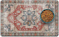 Dog Food Mats for Floors, Absorbent and Quick-Drying Pet Cat Food Mat,Anti-Fouling and Easy-to-Clean Pet Feeding Mat,Dog Bowl Mat for Messy Drinking Water Bowls.17 x27, Bohemia Style