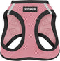 Best Pet Supplies - All Weather Mesh / Plush, Reflective, No Pull Harness for Small, Medium Dogs, Cats - Secure with Hook & Loop Fastener, Buckle, Double D-Rings - Pink/Black Trim, XS