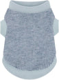 Cozy and Functional Dog Shirts for Small Puppies: Stretchable Blue Attire with Easy-On Design, Ideal for Chihuahuas and Yorkies - Enhance Comfort and Playfulness on Chill Days Large