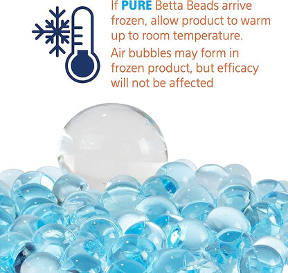 Aqueon Pure Betta Beads, Blue (Pack of 2)