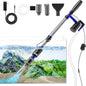 Fish Tank Cleaner, 530GPH/32W Electric Fish Tank Cleaning Tools, Adjustable Water Flow Aquarium Gravel Cleaner, Turtle Tank Gravel Cleaner Vacuum for Wash Sand, Water Changing and Water Circulation