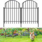 25Pcs Decorative Garden Fence, 20in(H)/27ft(L) Rustproof Metal Fences Animal Barrier Outdoor for Yard, Flower Bed Edging Ornamental Border Panel for Dogs, Rabbits, Dig Defence, Garden Decor, Patio