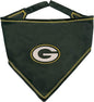 Pets First NFL Green Bay Packers TIE Bandana, Large/X-Large. Dog Bandana Scarf Bib for Pet Cat Dog. The Ultimate Game-Day, Party Bandana